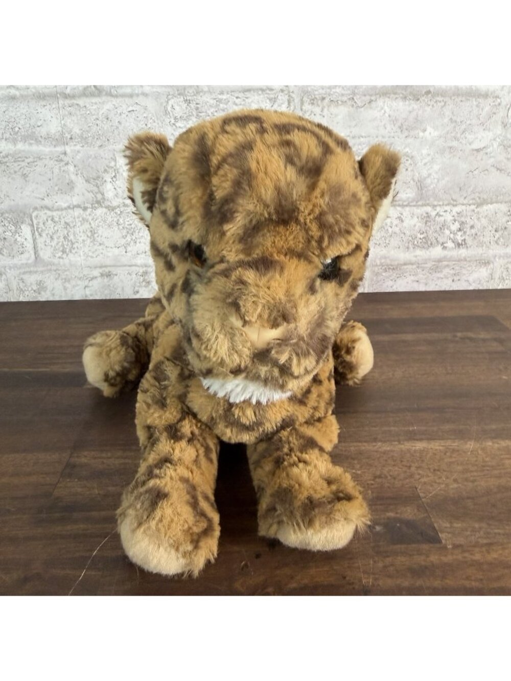 Douglas Leopard Lottie Cat Cub Brown Spotted 14" Plush Stuffed Animal 4645 5431